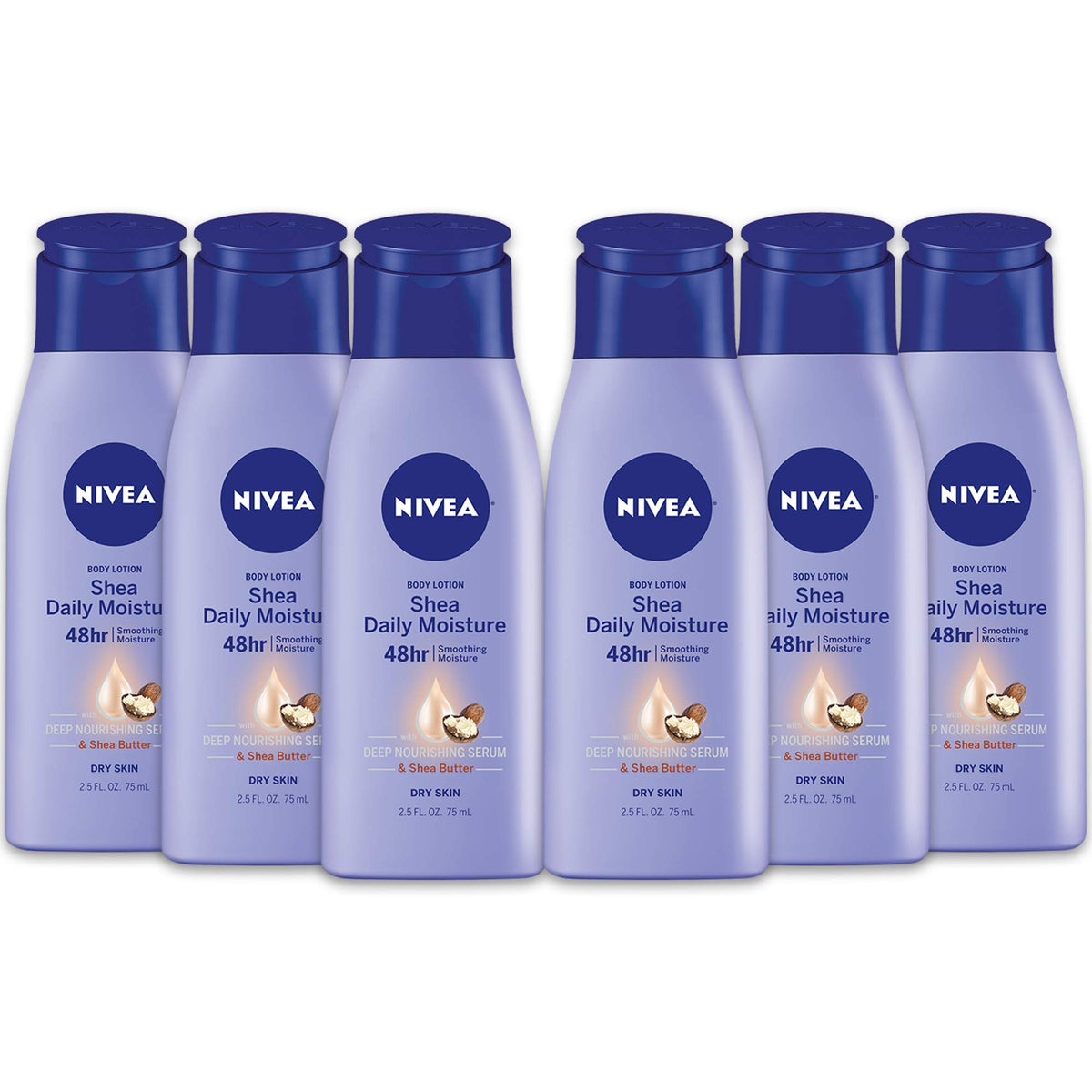 NIVEA front bottle view showing label and travel size benefit