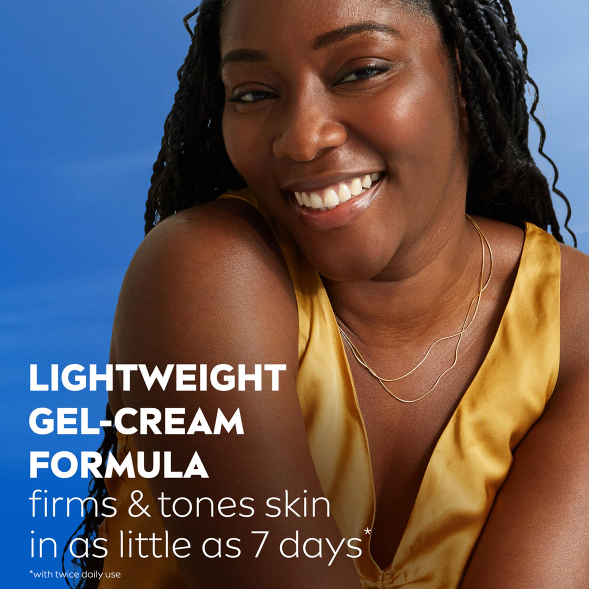 NIVEA showing smooth skin after application for hydrated, silky finish