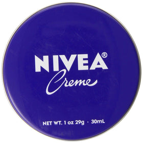 NIVEA front tin showing compact packaging and easy access for hydration
