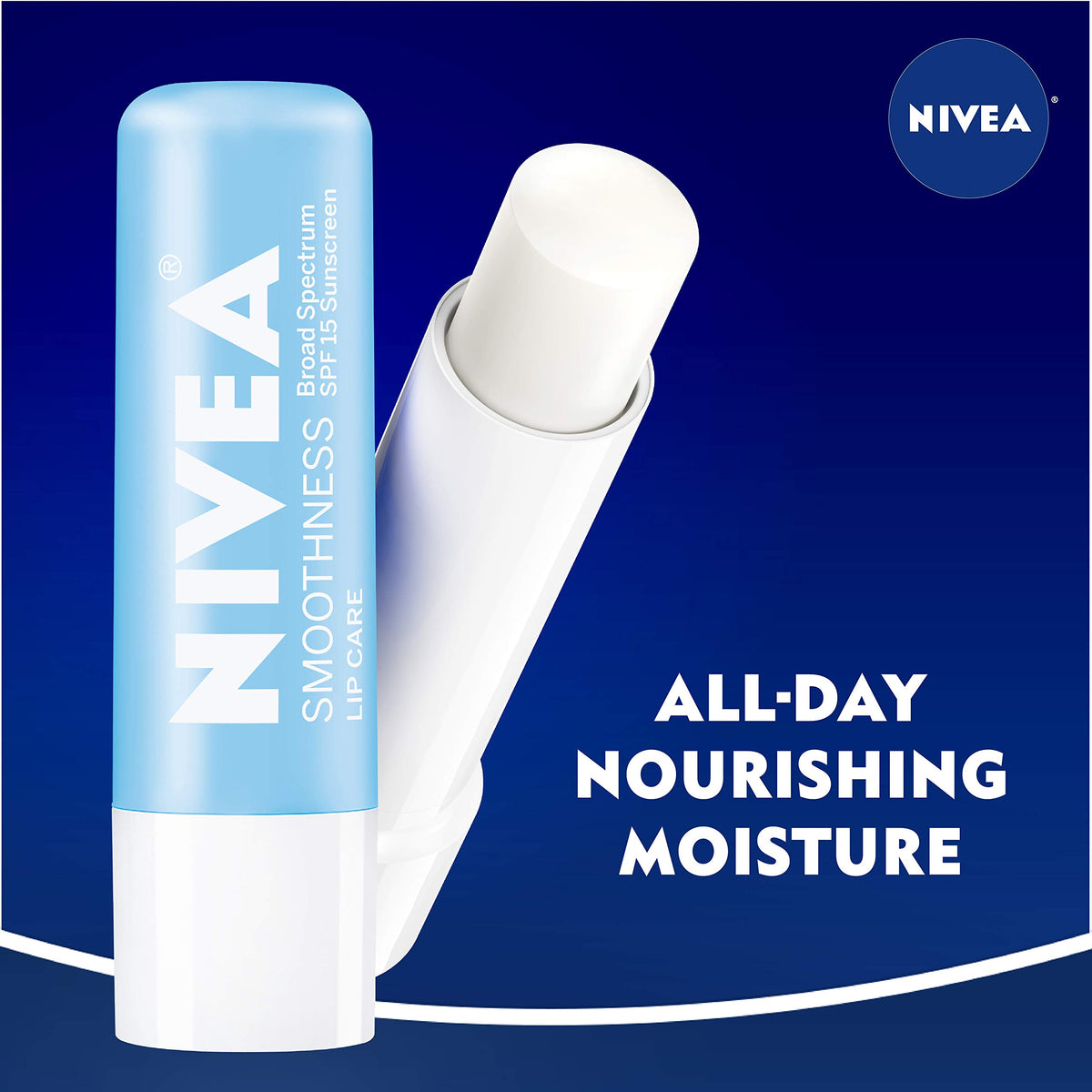 NIVEA smoothness six-pack arrangement displaying all individual sticks for convenience and value