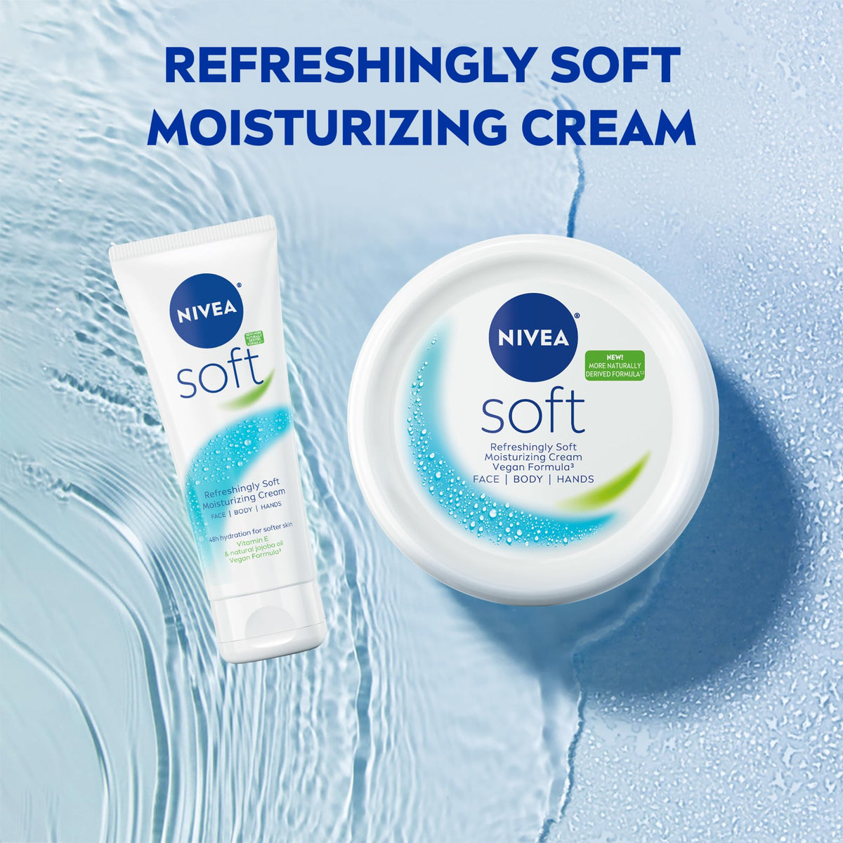 NIVEA soft label close-up with Allure award badge showing recognition