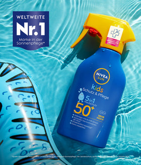 Nivea Sun texture close up demonstrating lightweight, fast absorbing formula