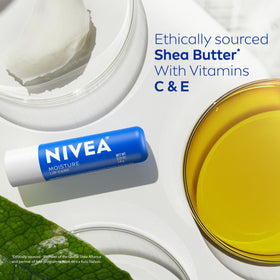 NIVEA products staged in a purse showing travel-ready convenience