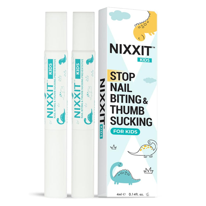 NIXXIT front view of two pens showing compact travel-ready design and deterrent benefit