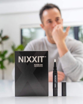 NIXXIT pen brush close-up displaying precise applicator and ease