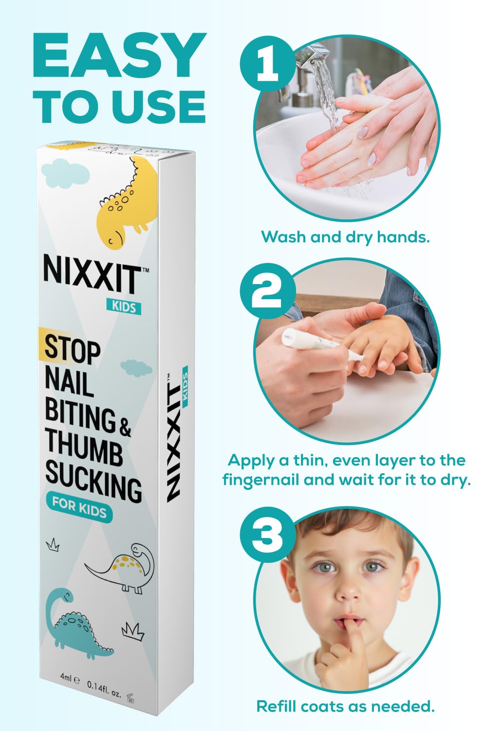 NIXXIT pen tip close-up for precise application and controlled coverage