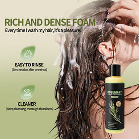 NIZENTA conditioner creamy texture applied to ends for smoother hair