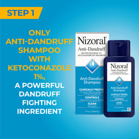 Nizoral deep conditioner label detail showing moisturizing claims for soft hair