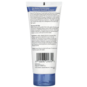 Nizoral label detail highlighting sulfate-free and fragrance-free benefits