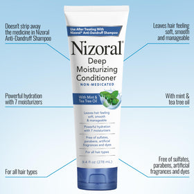 Nizoral label close-up highlighting product name and usage directions