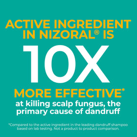 Nizoral shampoo lather and texture demonstrating rich foam and easy spreadability