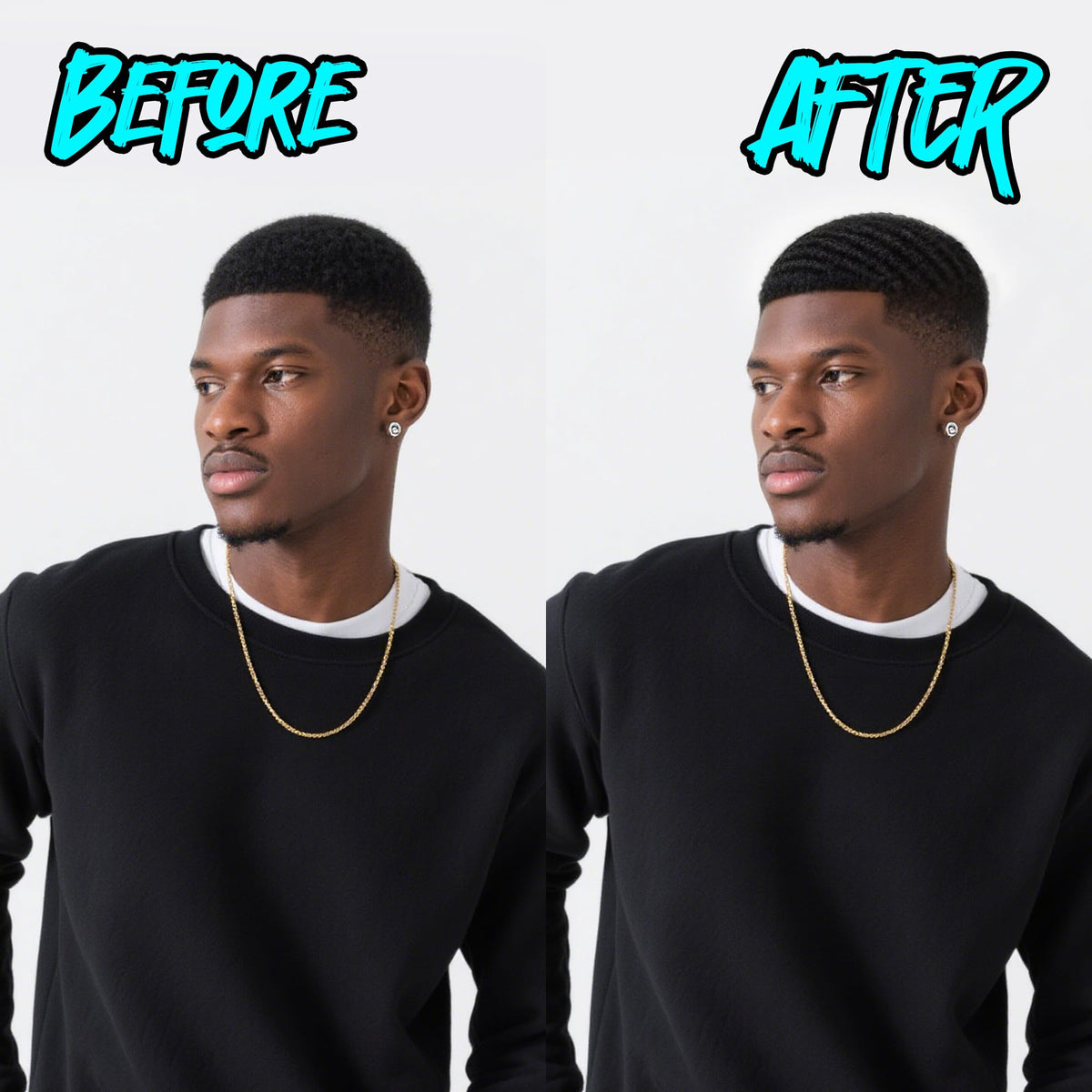 NIZORICK styled hair in lifestyle setting, showcasing natural matte finish