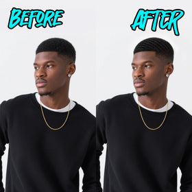 NIZORICK styled hair in lifestyle setting, showcasing natural matte finish