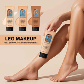 NLTYRB application on leg before and after showing concealed mark benefit