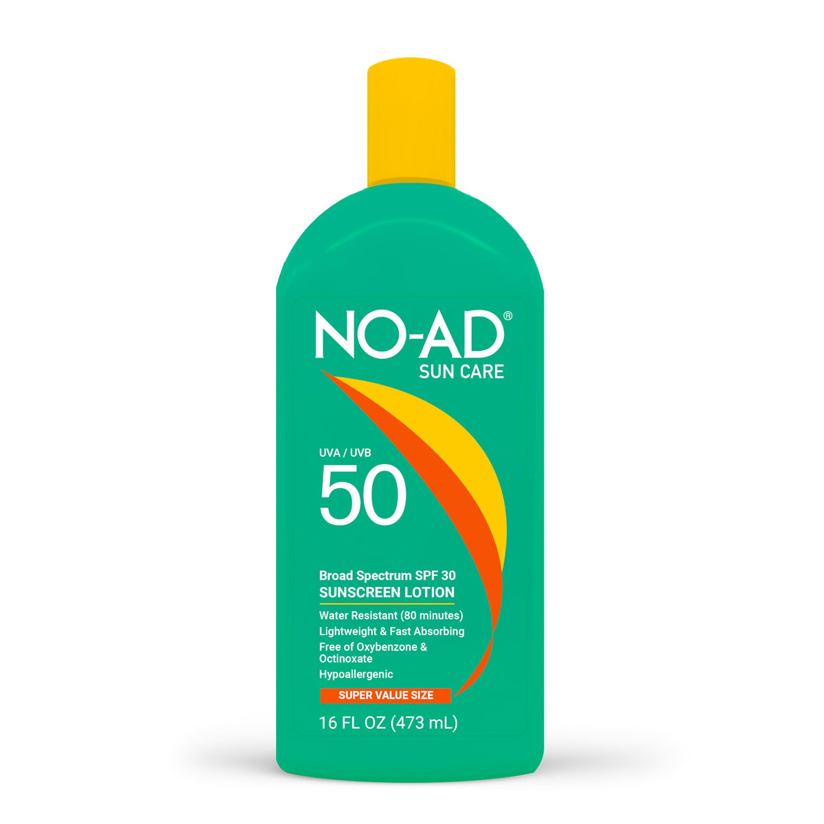 NO-AD pump-top close-up for easy dispensing and convenient application benefit