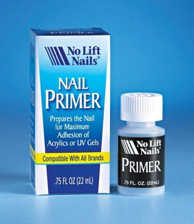 No Lift Nails primer front label showing bottle for professional adhesion