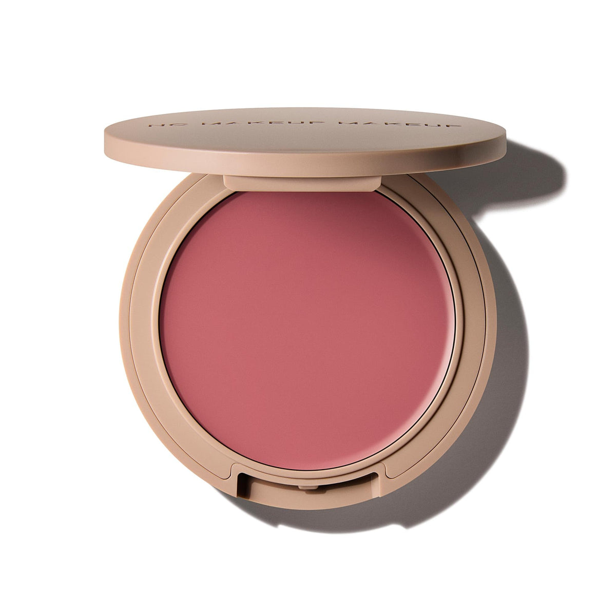 No Makeup Makeup front pan view showing Pink shade and buildable color benefit