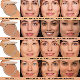 No Makeup Makeup brush and dual-chamber duo displayed to demonstrate included tools