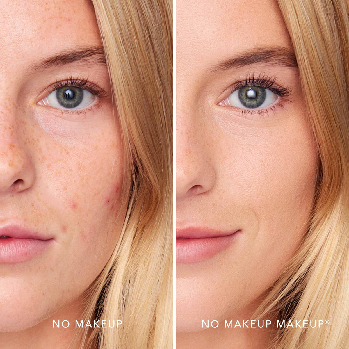 No Makeup Makeup Perfect Foundation Brush bristles detail for smooth application