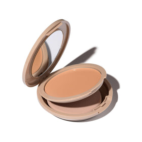 No Makeup Makeup front packaging shows weightless foundation and brush for easy application
