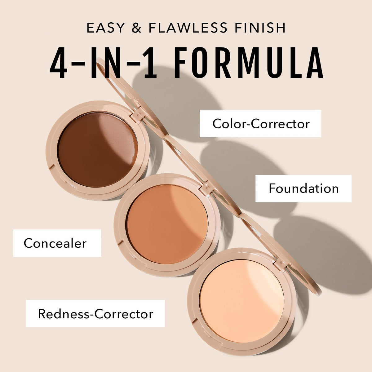 No Makeup Makeup dual chamber showing sponge applicator for targeted coverage
