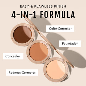 No Makeup Makeup dual chamber showing sponge applicator for targeted coverage