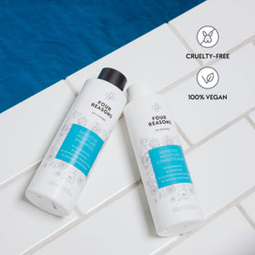 No nothing bottle in shower showing everyday gentle cleansing