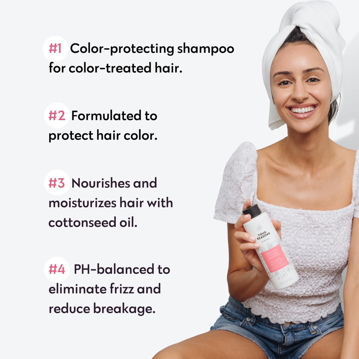 No Nothing being dispensed in hand illustrating gentle lather and mild cleansing benefit