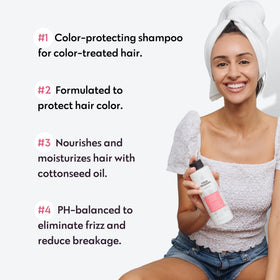 No Nothing being dispensed in hand illustrating gentle lather and mild cleansing benefit