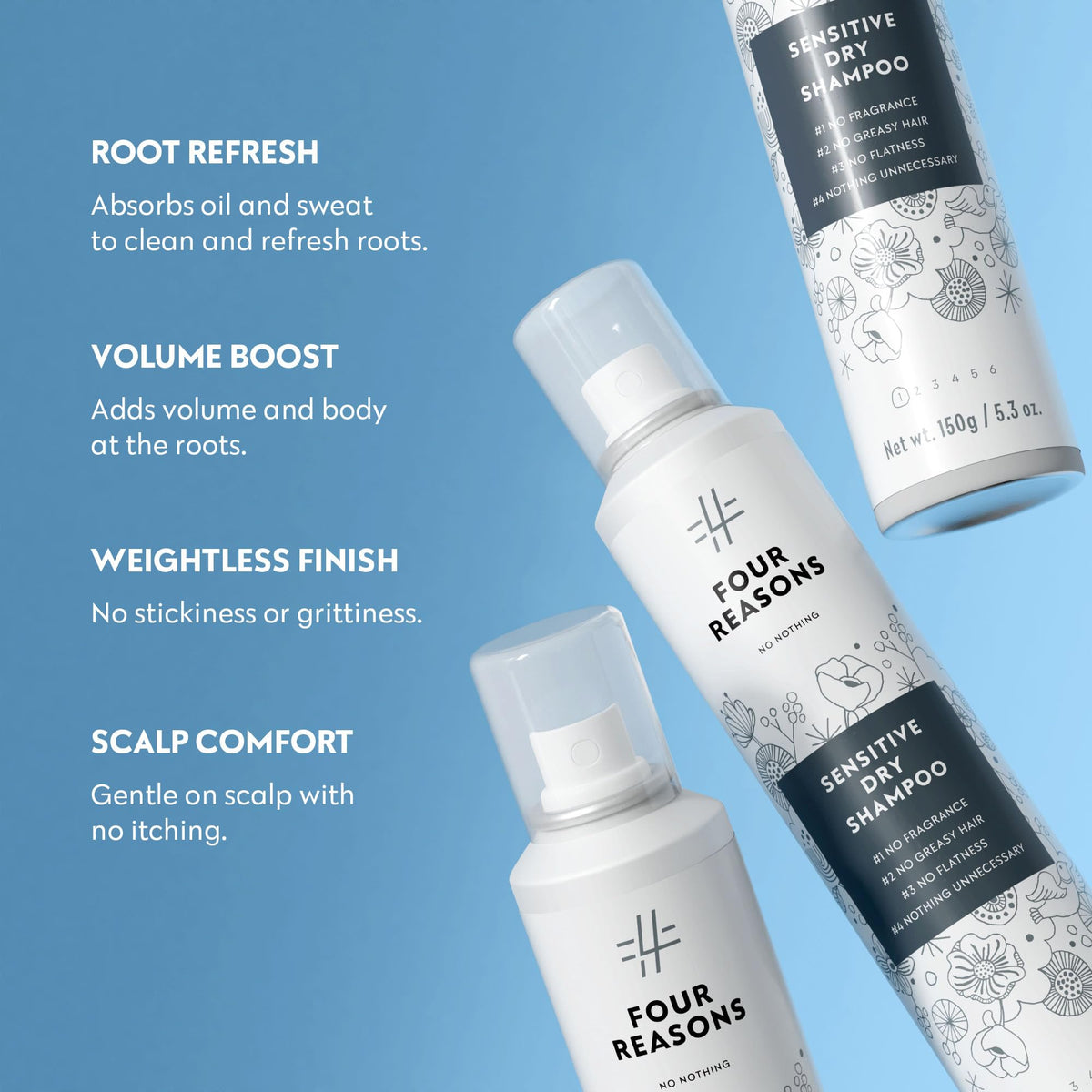 No nothing side label and ingredients list highlighting hypoallergenic vegan benefits