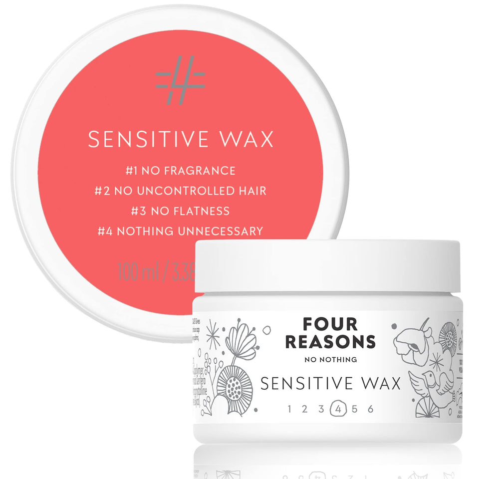 No Nothing jar front view showing unscented strong-hold matte wax benefit