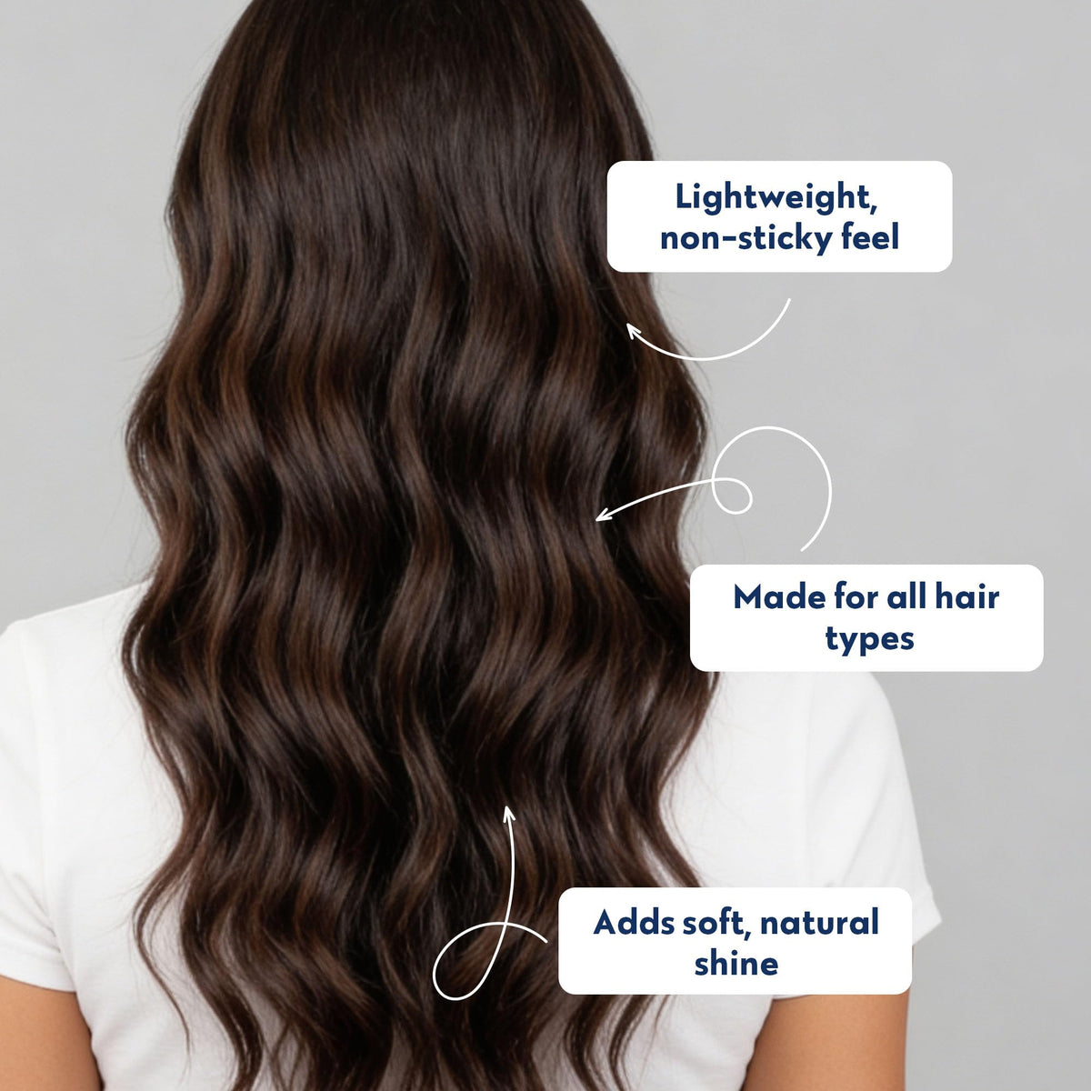 No Nothing on hair close-up showing soft, natural texture benefit