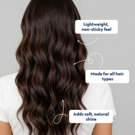 No Nothing on hair close-up showing soft, natural texture benefit