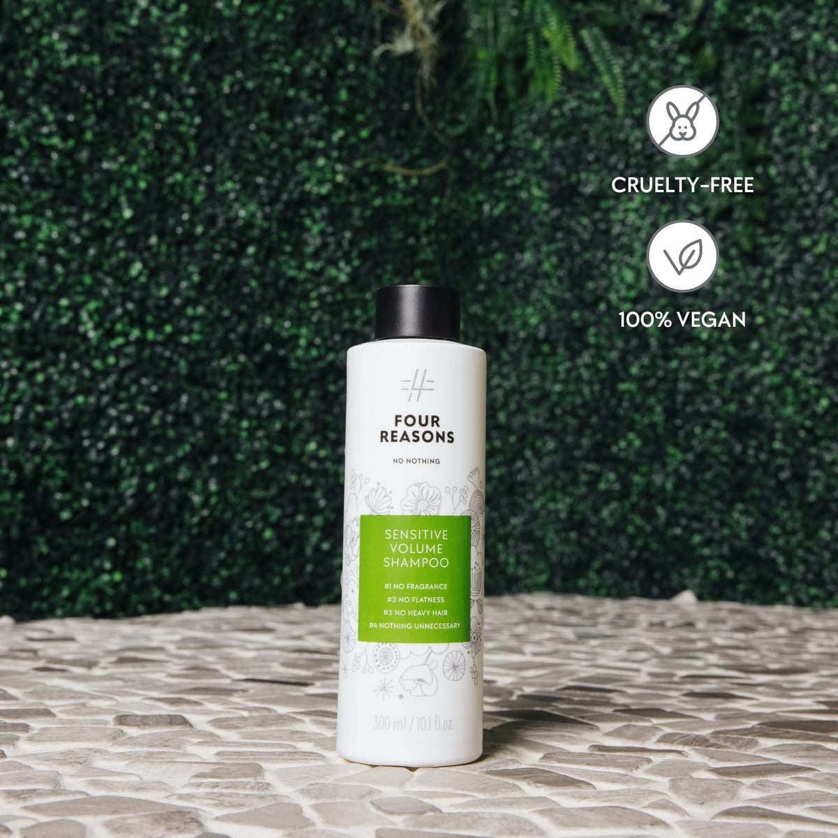 No nothing bottle in hand demonstrating 10.1 fl oz size and easy grip
