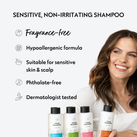 No nothing shampoo on shower shelf lifestyle communicating daily routine compatibility