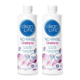 No-Rinse CleanLife bottle front view showing clear label and cap, helps identify product quickly