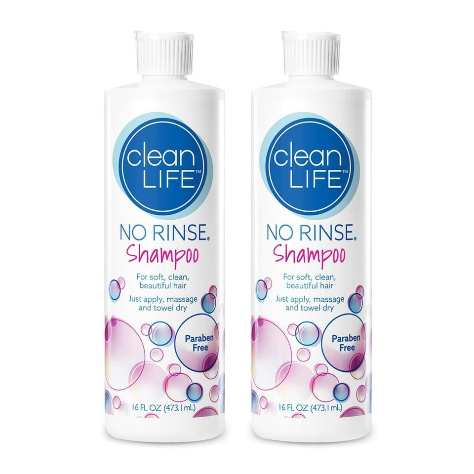 No-Rinse CleanLife bottle front view showing clear label and cap, helps identify product quickly