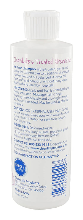 No-Rinse close-up foam texture demonstrating gentle, quick-foaming formula