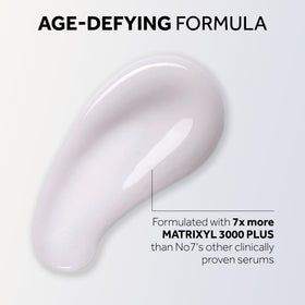 No7 serum applied on hand demonstrating texture and quick hydration