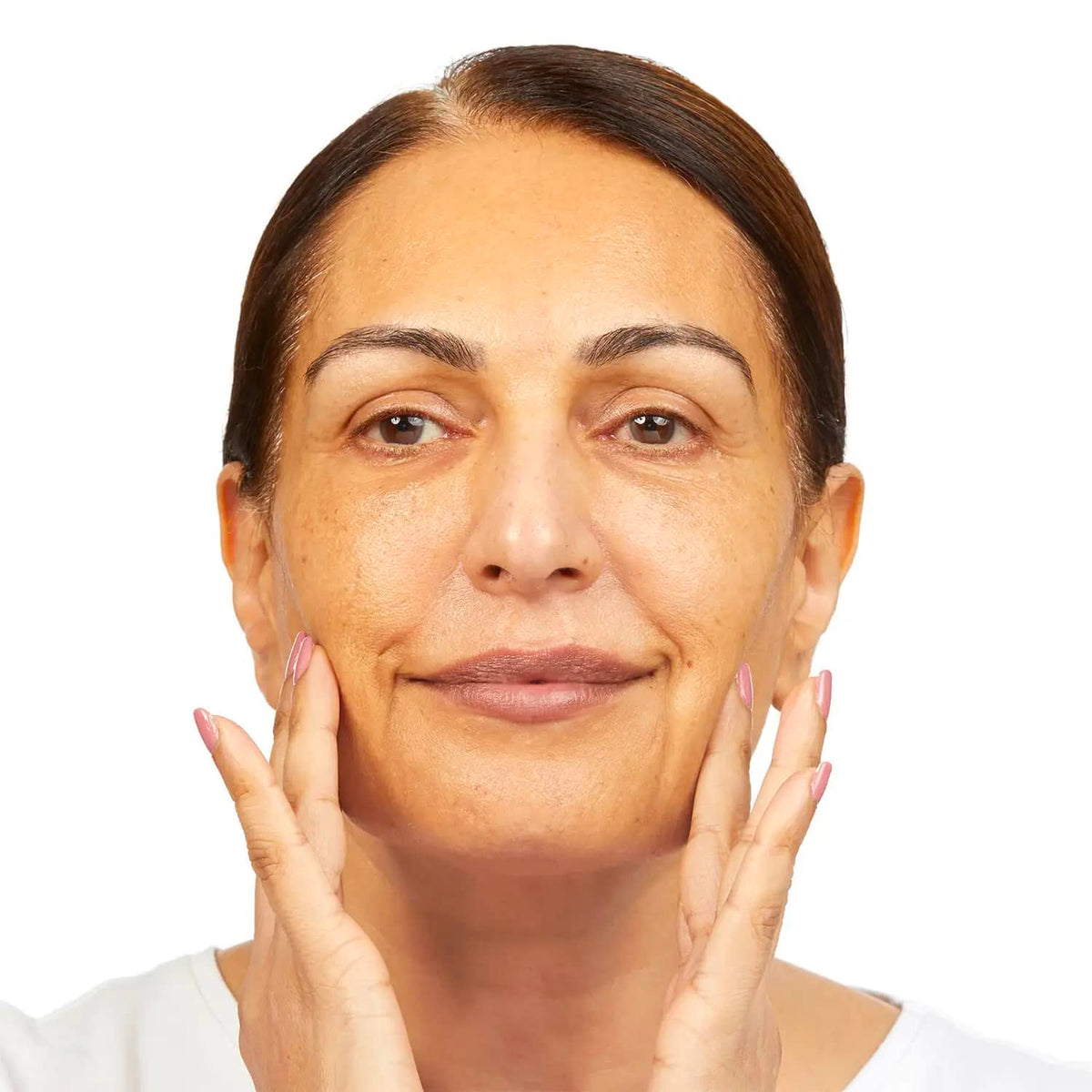 No7 before and after skin prep showing improved texture and better product absorption