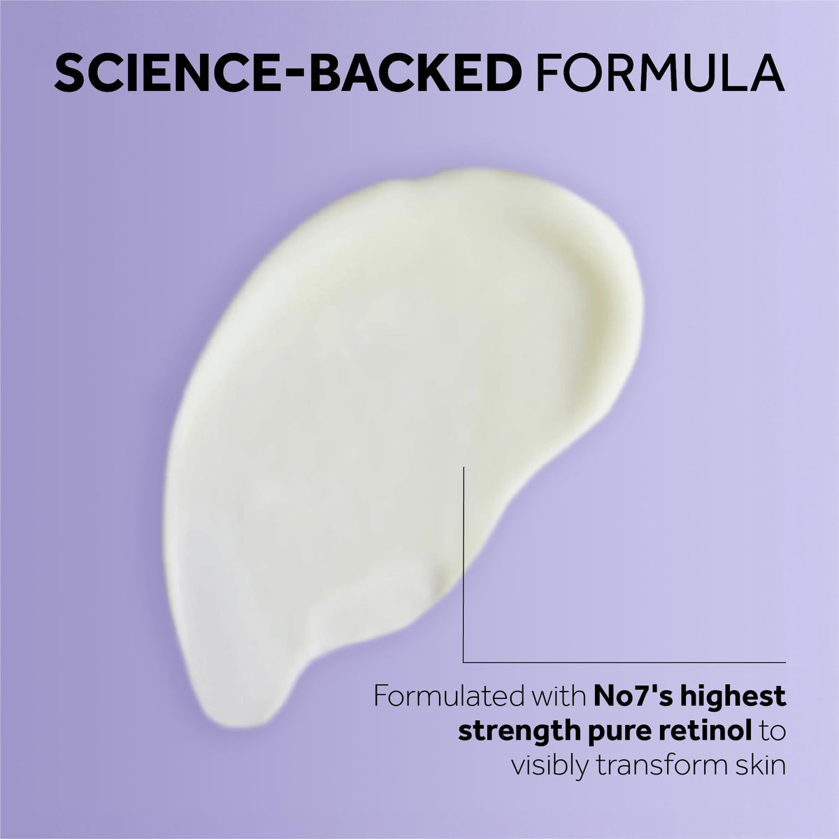 No7 bottle on vanity setting conveying premium nightly skincare routine