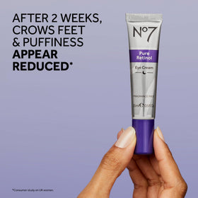 No7 product dabbed on hand demonstrating small-amount application precision