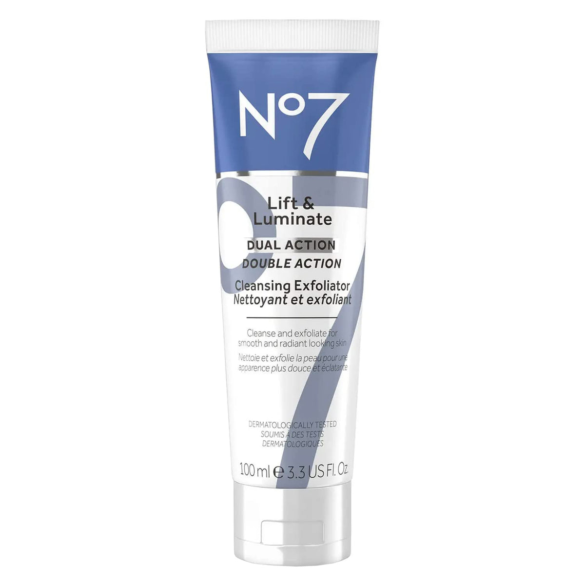 No7 front packaging showing bottle and label for easy identification and trust