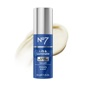 No7 front packaging showing bottle and branding with clear benefit