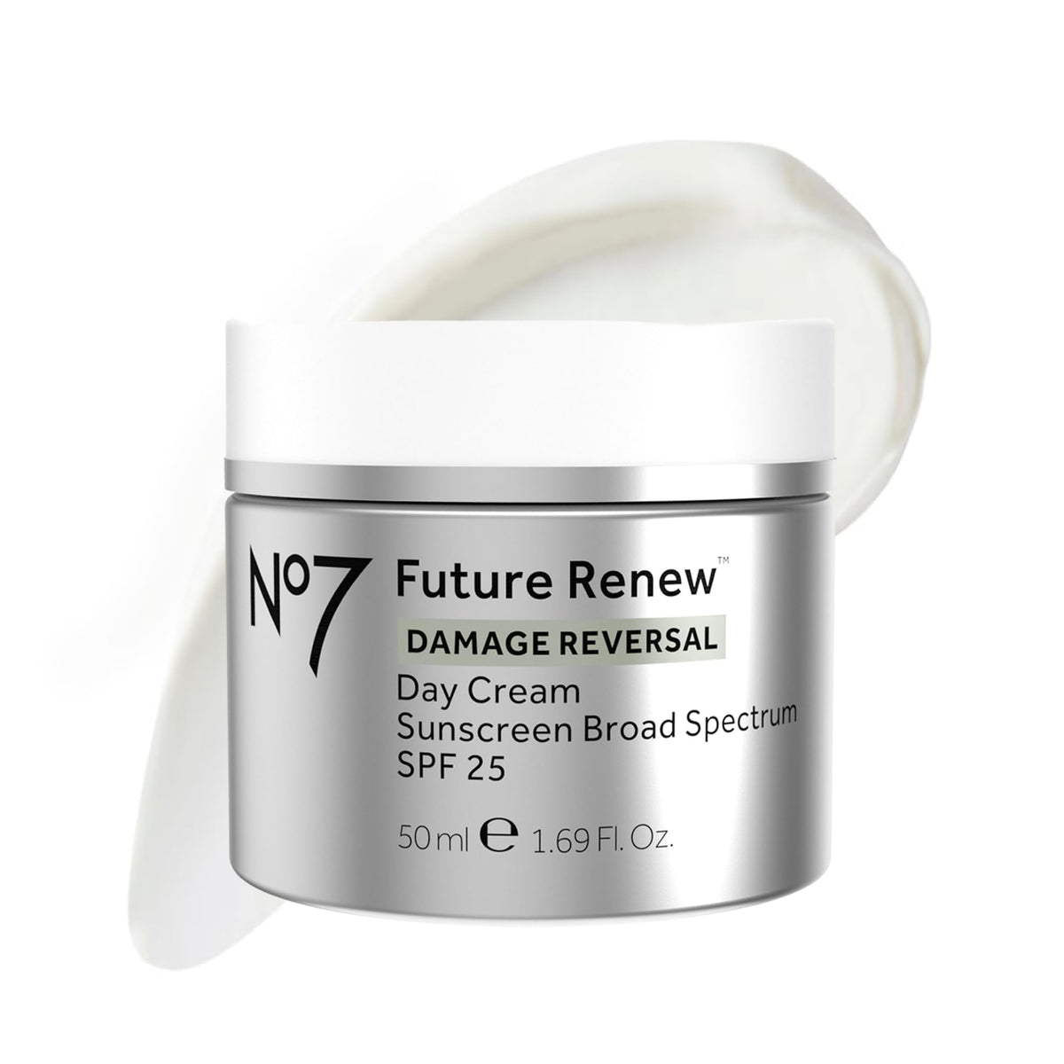 No7 jar front view showing product and brand for trusted skincare