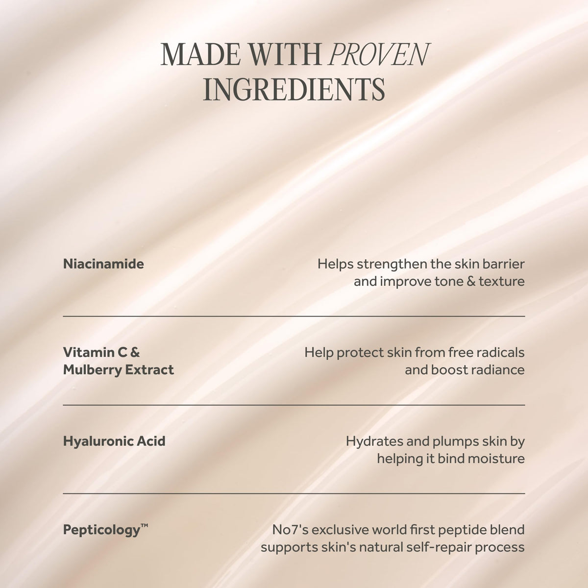No7 serum on bathroom shelf during morning routine, indicating easy layering benefit
