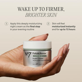 Side label of No7 jar showing product name and ingredient cues for informed use