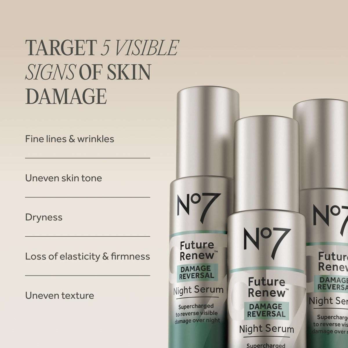 No7 dropper dispensing serum highlighting easy controlled application benefit