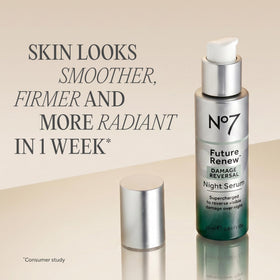 No7 serum texture on hand showing lightweight hydration and smooth finish