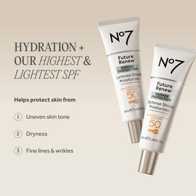 No7 pump dispensing product for easy, measured application and hygiene